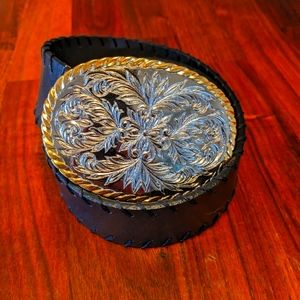 Liz Claiborne western  leather belt